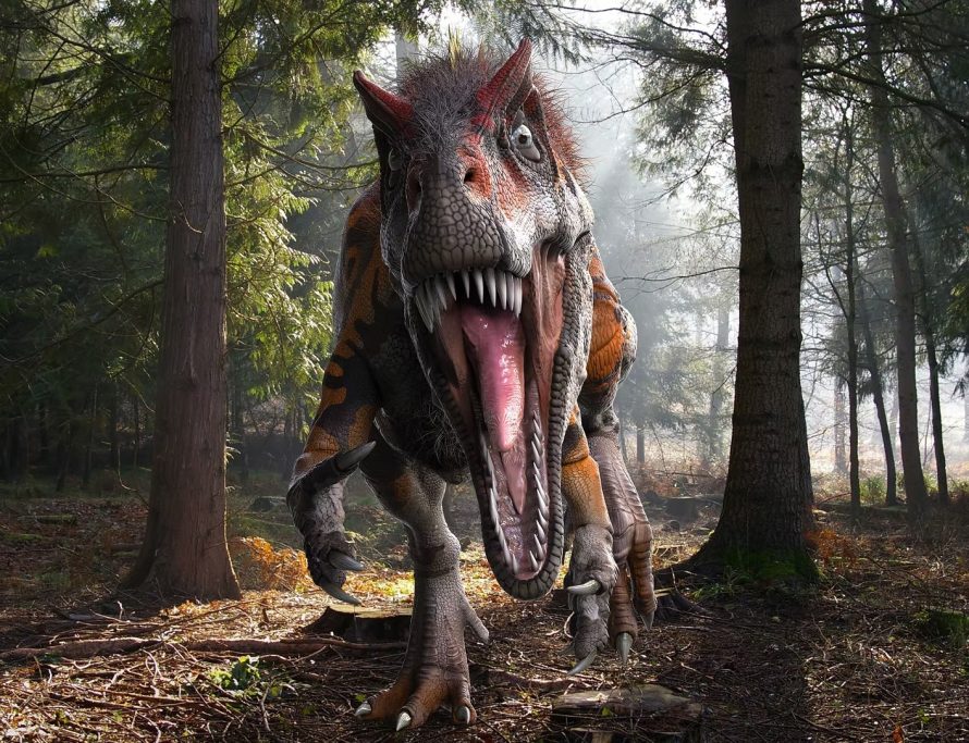 Allosaurus model created for VR experience
