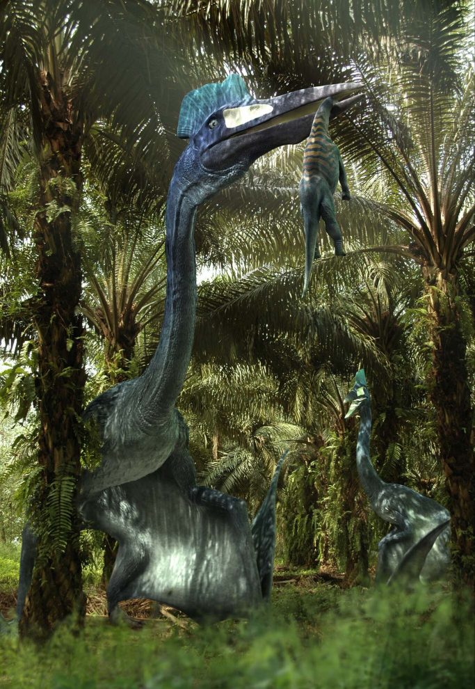 Quetzalcoatlus feeding