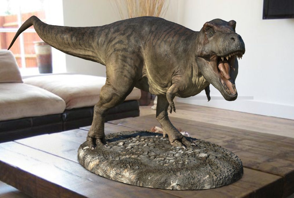 3D printed display T rex